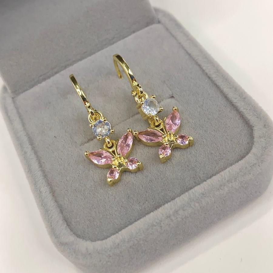 Aretes de mariposa